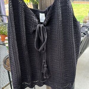Old Navy Black Knit Sleeveless Top